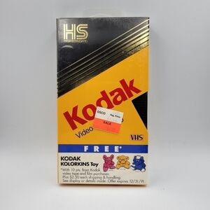 Kodak T-120 High Standard Blank VHS Tape